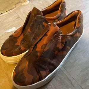 Camouflage Slip-On Sneakers